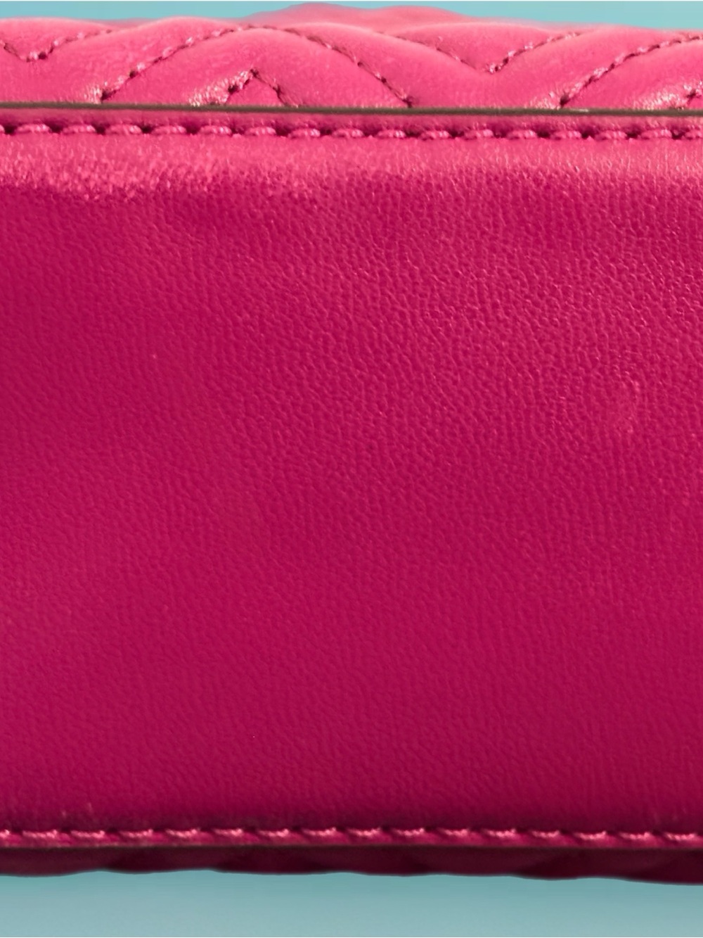 Tory Burch Small Fleming Convertible Shoulder Bag in Party Fuchsia Leather - Picture 8 of 16